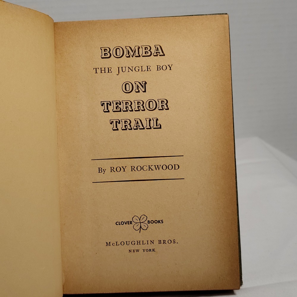 Bomba The Jungle Boy‎ Terror Trail Book Roy Rockwood Vintage Adventure - Picture 8 of 9